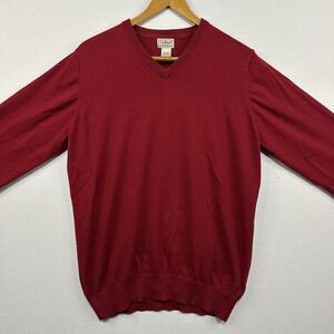 LL Bean Men's‎ XL Tall Red Sweater